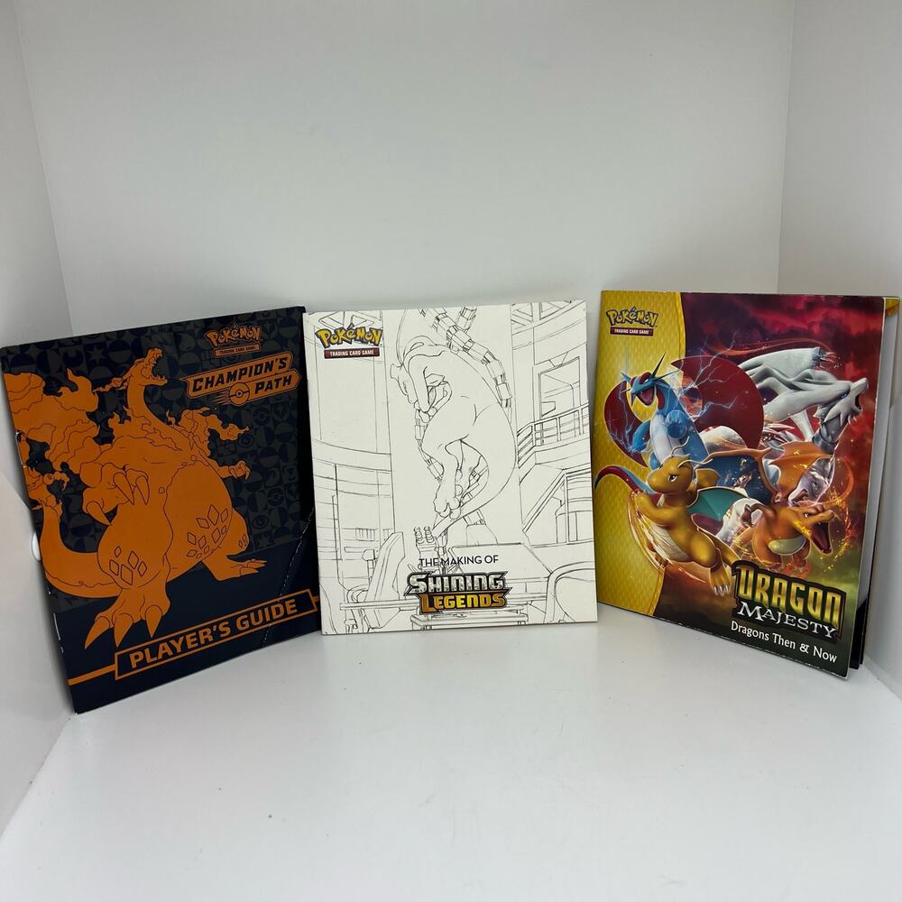 Pokémon The making of Shining Legends and guide lot
